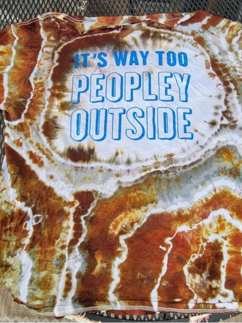 Vintage Delta Up cycled Tie Dye T-shirt - Picture 8 of 10